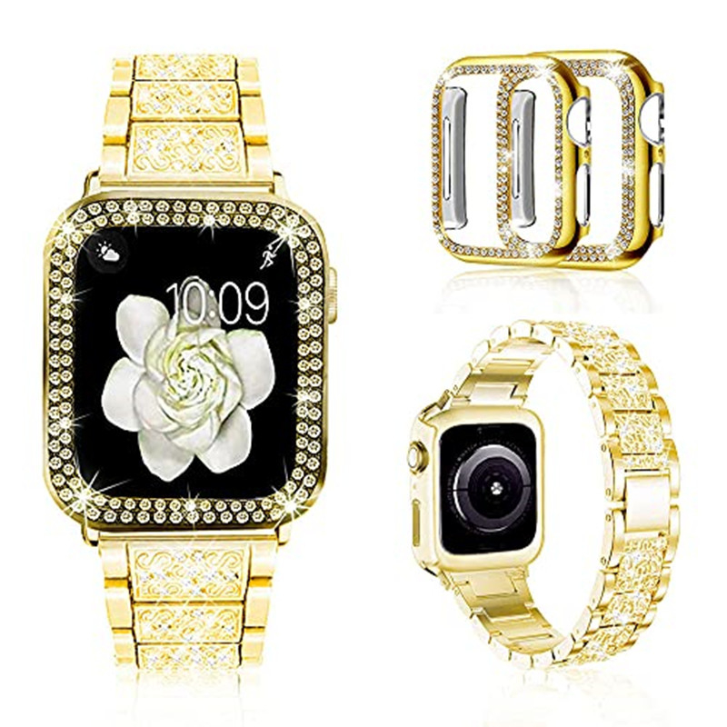 Apple Watch rihma jaoks Apple Watch 1-7 SE kell iWatch sulamist teemantmetallist rihm