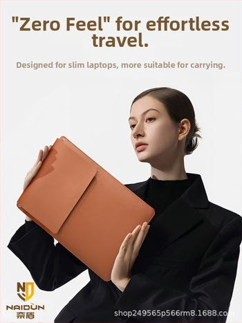„Nai Dun“ naujas nemagnetinis nešiojamojo kompiuterio vidinis krepšys, skirtas „Apple M2“, „Huawei“, „Lenovo Xiaoxin“ 14 colių odiniam krepšiui