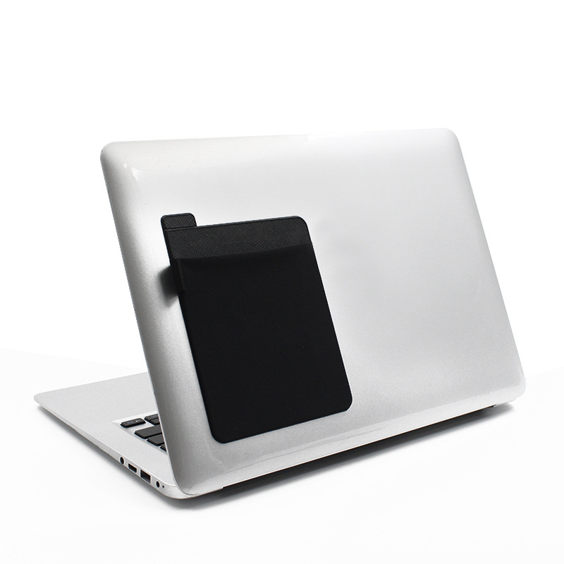 Laos Lycra juhtmevaba hiirekoti tagakleebisega suur mobiiltelefonikleebis kaasaskantav hiirekott kleepimiseks laadiv mobiiltelefoni riputuskott