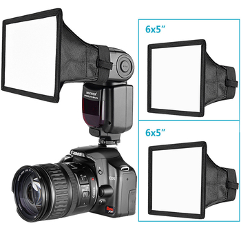 Uuem ülemine välklamp, väike pehme valguskate, peegelkaamera mikro ühekordne väline kuppelvalgusti 15x12,5cm