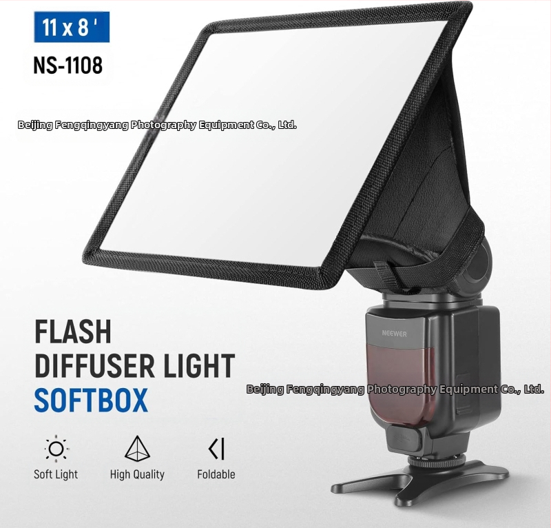 Uuem ülemine välklamp, väike pehme valguskate, peegelkaamera mikro ühekordne väline kuppelvalgusti 15x12,5cm