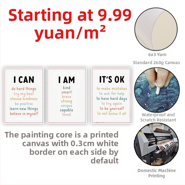 Amazoni koomiksifraasid lasteaia rippuv maalimine lõuendile raamita maal kolmekordne inspireeriv tsitaat laste magamistoa dekoratiivmaaling