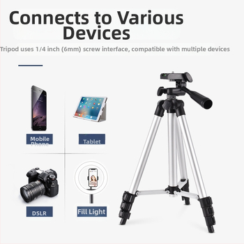 Peegelkaamera alus, statiiv, Gimbal, lauaarvuti, mobiiltelefoni fotograafia alus, õues kalapüügi valgustialus