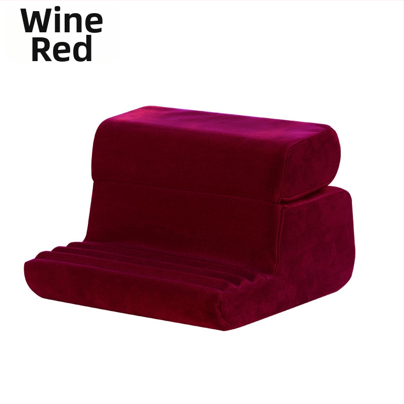 2 viename 90 % nuolaida daugiasluoksnei populiariai „iPad“ planšetinio kompiuterio telefono laikiklio pagalvei, daugiakampei skaitymo pagalvei