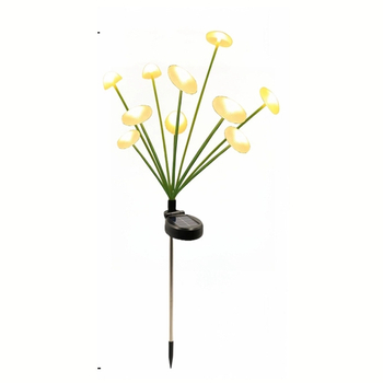 Νέα διασυνοριακή ηλιακή λάμπα νερού εξωτερικού χώρου, πολύχρωμη διακοσμητική λάμπα LED για γκαζόν, αυλή, τοπίο, ατμόσφαιρα, λάμπα μανιταριού