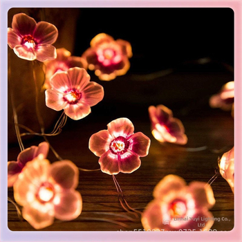 ✅ LED медна тел светло розова цветна светлинна верига за външна декорация на двора форма мигащ фенер с момиче сърце изцяло медна тел