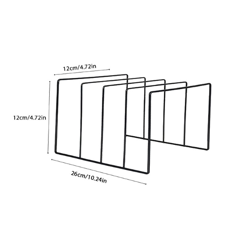 Nordic Ins Iron Triangle Book and Newspaper Sheet Creative Office Desktop Bookshelf Storage Storage Station Sheet Repair Cross-border