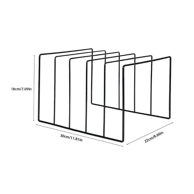 Nordic Ins Iron Triangle Book and Newspaper Sheet Creative Office Desktop Bookshelf Storage Storage Station Sheet Repair Cross-border