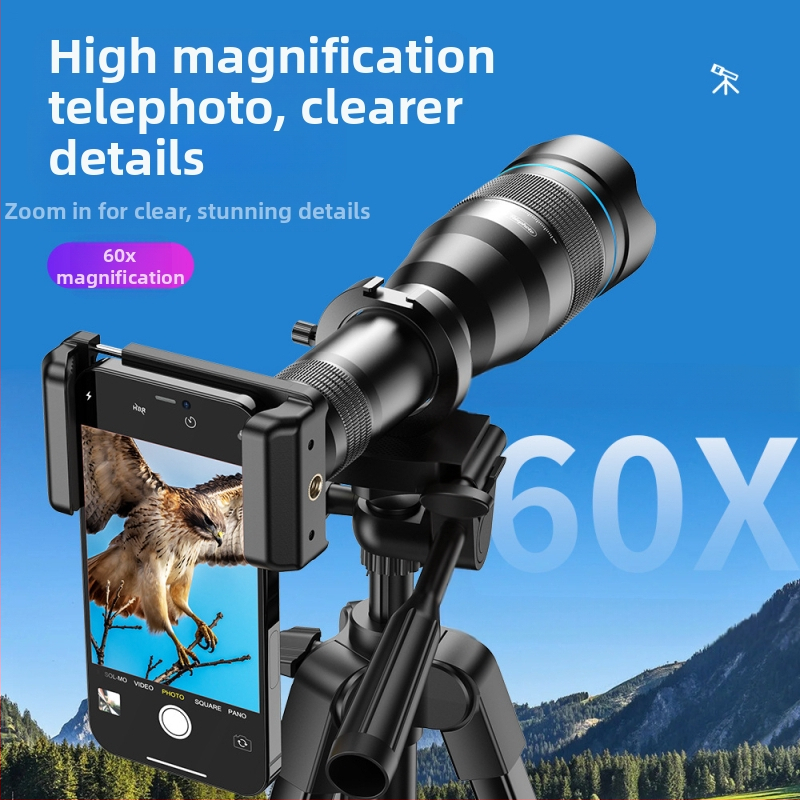 APEXEL 60-szoros teleobjektíves távcső HD monokuláris kézi fényképezési távcső lencséje