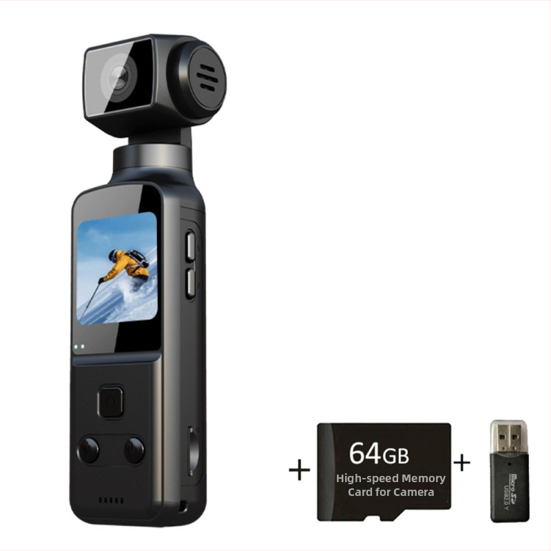 Populiari K1 kišeninė kamera 4K HD sportinė kamera rankinė dviračių sporto kamera 270° besisukanti vlog