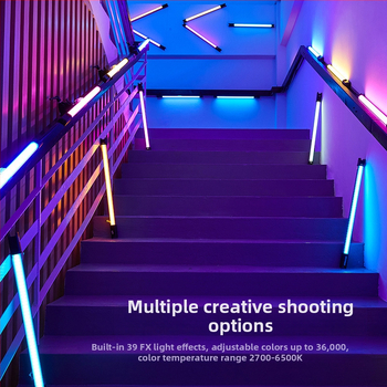 Φως πλήρωσης Shenniu TL60 LED χειρός φωτογραφικό στούντιο φωτογραφίας βίντεο RGB stick light φορητό εξωτερικό φως