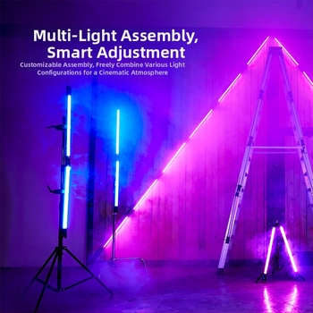 Φως πλήρωσης Shenniu TL60 LED χειρός φωτογραφικό στούντιο φωτογραφίας βίντεο RGB stick light φορητό εξωτερικό φως