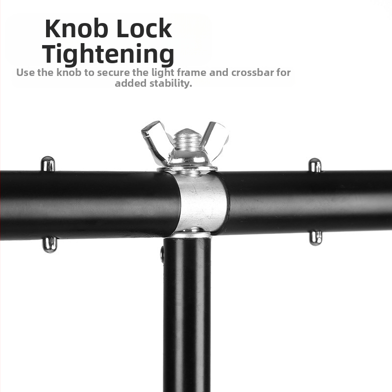 Фотография Телескопична Т-образна стойка за фон Портален фон за предаване на живо Зелен екран Статив за фото фон с напречна греда Т-образна стойка