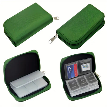 Tõmblukuga mängukaardikott mälukaardikott suure mahutavusega kaasaskantav organiseerimiskott kohandatava logoga mitmevärviline lihtne