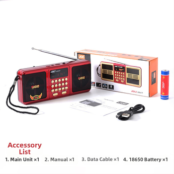 Kaasaskantav eakate raadio täisriba täiskanaliga multifunktsionaalne kaardiraadiotehase hulgimüügi Bluetooth-kõlar