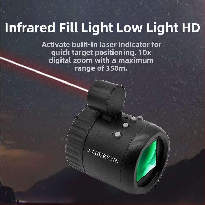 Elektrooniline okulaar Linnuvaatlus Video Kõrglahutusega infrapuna Öönägemine Astronoomiline monokkel Täisvärviline öönägemine Monokkel Teleskoop Öine kalapüük