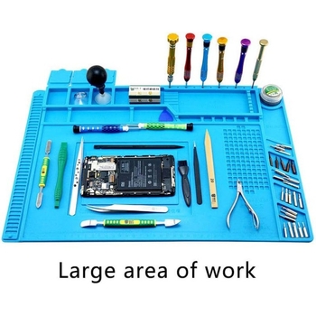 Arvuti ja mobiiltelefoni remont, kõrge temperatuurikindel silikoonpadja remonditöökoda, antistaatiline teip, magnetiline remondipadi S-160