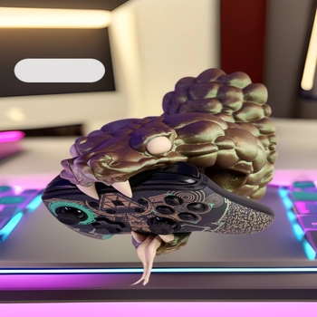 Yuan 66 mängukäepideme kronstein Lülitage lauaarvuti kaunistused Peakomplekti ripats 3D-printimise kraan Arvuti salvestusruum