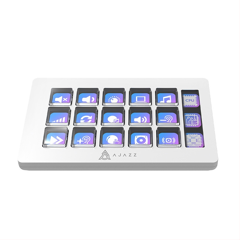 Heijue Akp153 Настолен асистентски контролер за стрийминг на живо, цветокорекция на филми и телевизия, програмируеми клавишни комбинации