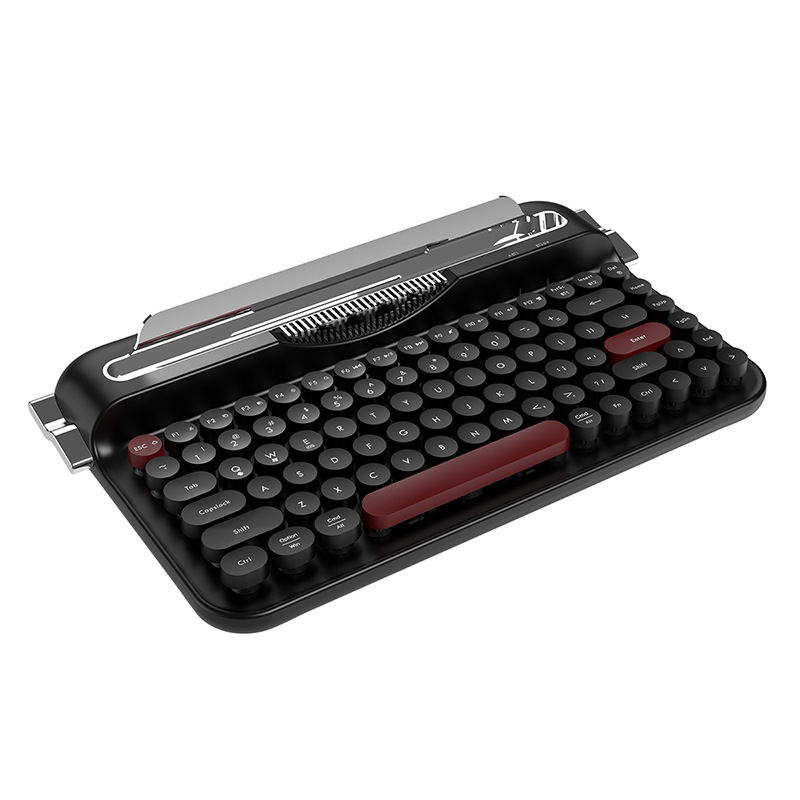 Heijue AF84 írógép billentyűzet Bluetooth billentyűzet vezeték nélküli billentyűzet irodai női billentyűzet táblagéphez adaptálva