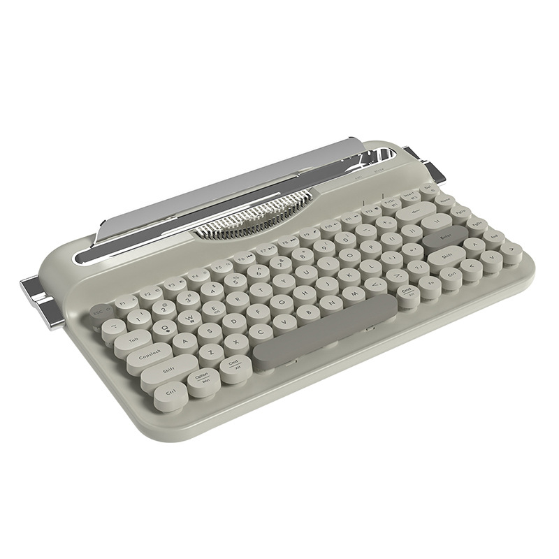 Heijue AF84 írógép billentyűzet Bluetooth billentyűzet vezeték nélküli billentyűzet irodai női billentyűzet táblagéphez adaptálva