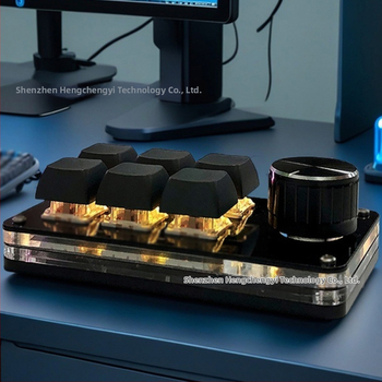 6-клавишна USB персонализирана офис клавиатура с клавишни комбинации PS, копиране и поставяне, контрол на силата на звука на компютъра, рисуване, електронни спортове Osu