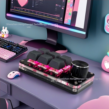 6-клавишна USB персонализирана офис клавиатура с клавишни комбинации PS, копиране и поставяне, контрол на силата на звука на компютъра, рисуване, електронни спортове Osu