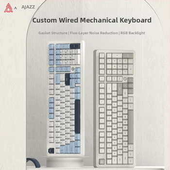 Heijue Ak980 Механична клавиатура за игри 100 клавиша Персонализирана клавиатура за електронни спортове за офис игри, компютър, Amazon