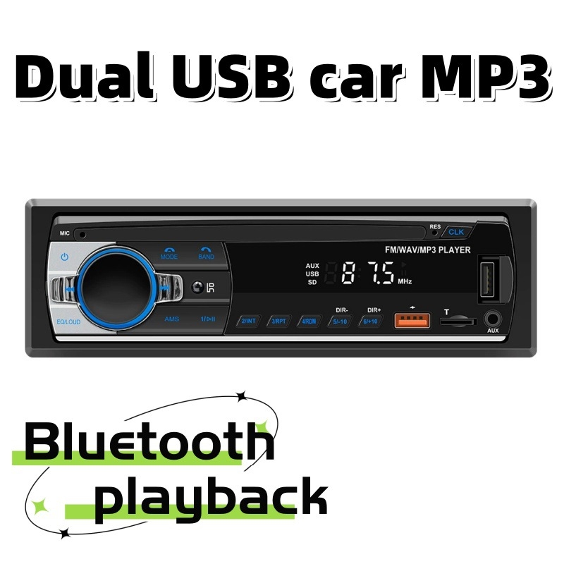 Cross-Border Jsd520 autós USB kártya rádió intelligens Bluetooth veszteségmentes zenelejátszó autós MP3 lejátszó