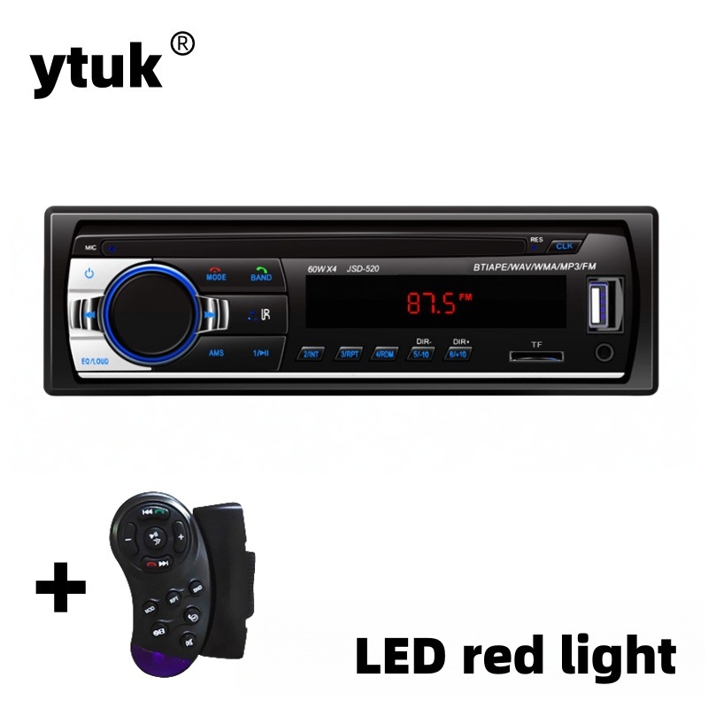 Cross-Border Jsd520 automašīnas USB kartes radio viedais Bluetooth bezzudumu mūzikas automašīnas MP3 atskaņotājs