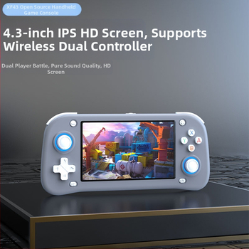 Piiriülene Xf43 avatud lähtekoodiga pihuarvuti mängukonsool Arcade Ps1 Arcade 4.3 suure ekraaniga kodukino ühendatav teleri mängukonsool
