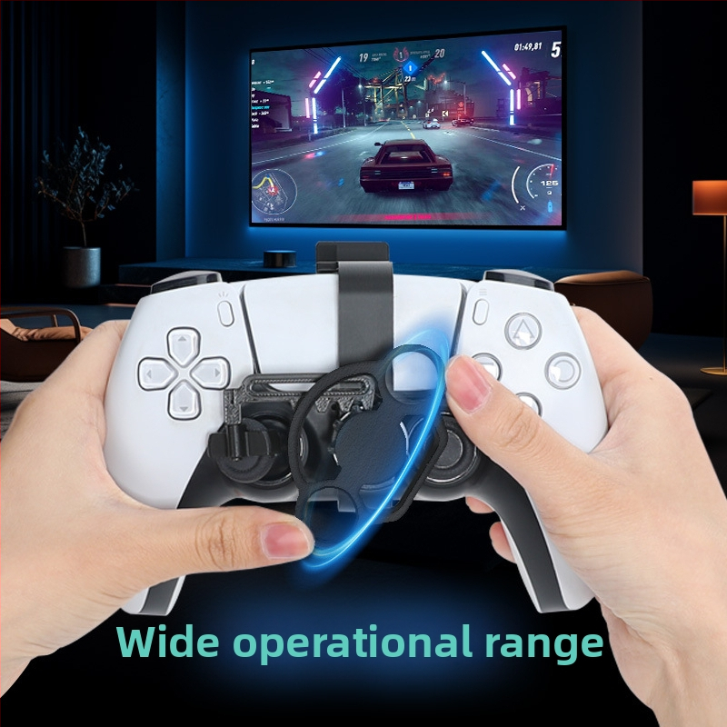 Platí pre originálny volant s kolískovou rukoväťou pre PS5, univerzálne periférne príslušenstvo pre volant pre pretekárske hry pre PS5.