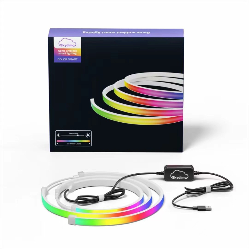 RGB tā paša ekrāna displeja atmosfēras gaisma E-sporta darbvirsmas spēlei Ambient Phantom gaisma ar datora fona atmosfēras gaismu