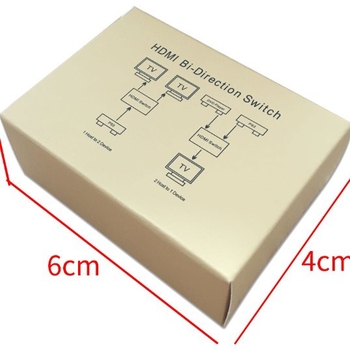 Amazon Explosions HDMI kahesuunaline lüliti 2 sisendit 1 väljund arvutimonitorile 1 sisend 2 HDMI4K60HZ * 3D