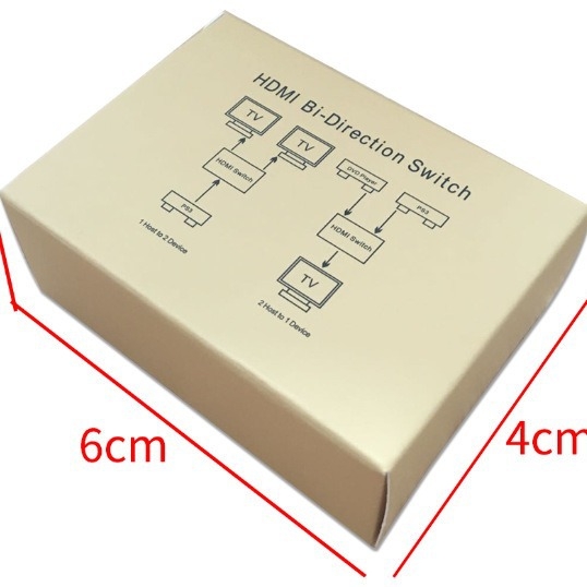 Amazon Explosions HDMI kahesuunaline lüliti 2 sisendit 1 väljund arvutimonitorile 1 sisend 2 HDMI4K60HZ * 3D