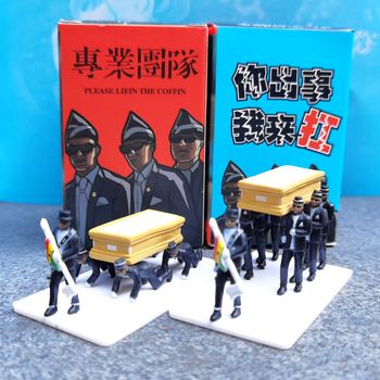 DIY Μαύρη Φιγούρα Φέρετρου με Χορό Hallbearers Αφρικανική Κηδεία Funeral Supplies Αστείο Κόλπο