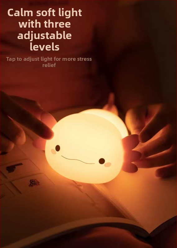 Határokon átnyúló Salamander hatszögletű dinoszaurusz éjszakai fény Salamander újratölthető időzítő ütem éjjeli lámpa kreatív ajándék