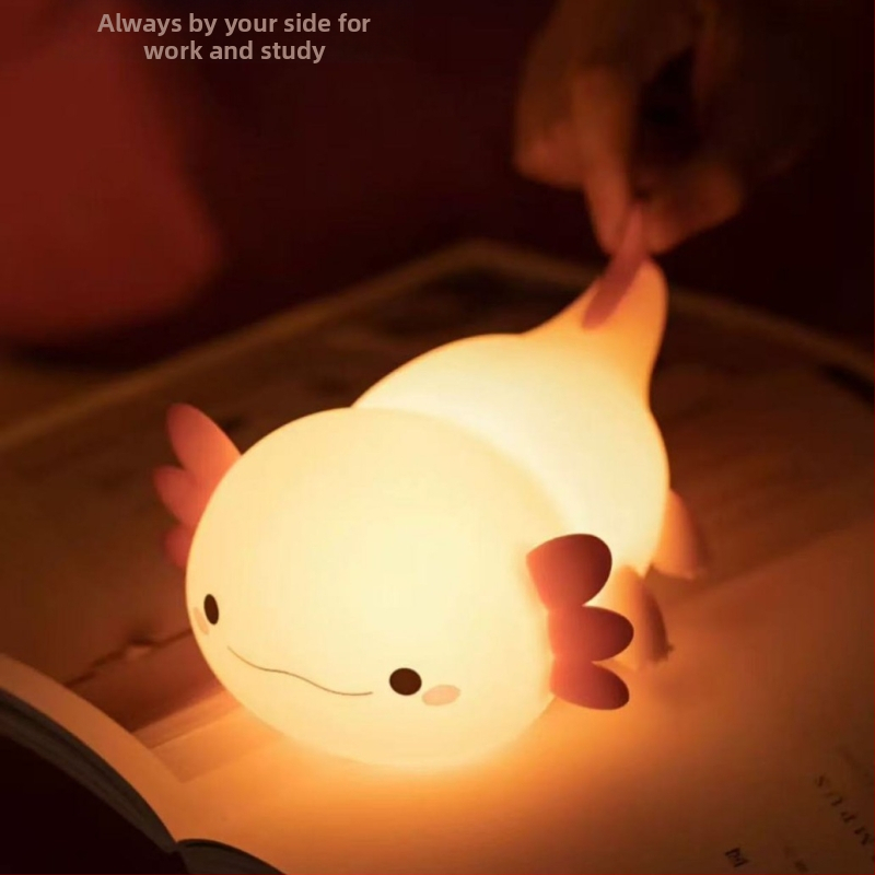 Határokon átnyúló Salamander hatszögletű dinoszaurusz éjszakai fény Salamander újratölthető időzítő ütem éjjeli lámpa kreatív ajándék