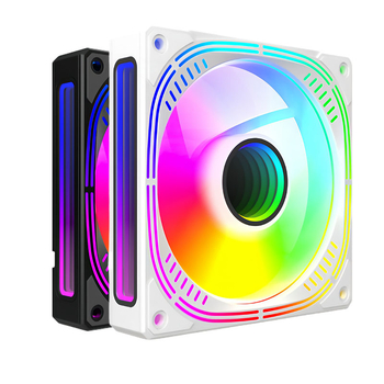 Prism 4S4 põlvkonna vaikne jahutuskile šassii radiaatori ventilaator ARGB Shengguang sünkroonne PWM temperatuuri reguleerimine lõpmatu