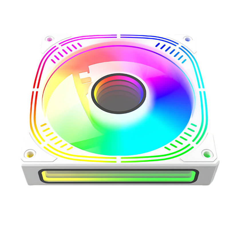 Prism 4S4 põlvkonna vaikne jahutuskile šassii radiaatori ventilaator ARGB Shengguang sünkroonne PWM temperatuuri reguleerimine lõpmatu