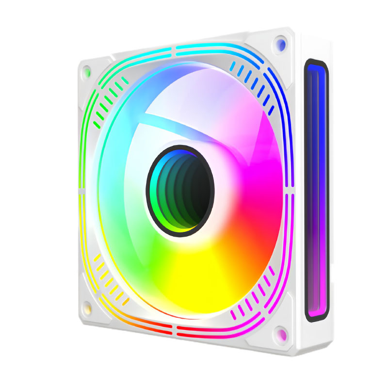 Prism 4S4 põlvkonna vaikne jahutuskile šassii radiaatori ventilaator ARGB Shengguang sünkroonne PWM temperatuuri reguleerimine lõpmatu