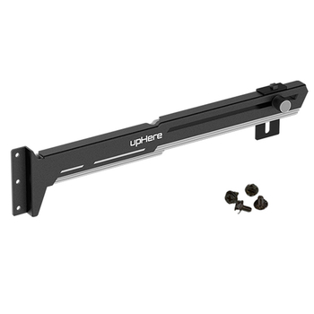 Graafikakaardi kronstein RGB helendava reostuse lamp arvuti lauaarvuti šassii vertikaalne kronstein emaplaadi tugiraam vertikaalne kaunistuspartner