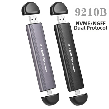 Dulap pentru hard disk M2 cu protocol dual, SATA SSD, 10G, NVMe de mare viteză, cutie pentru hard disk mobil M.2