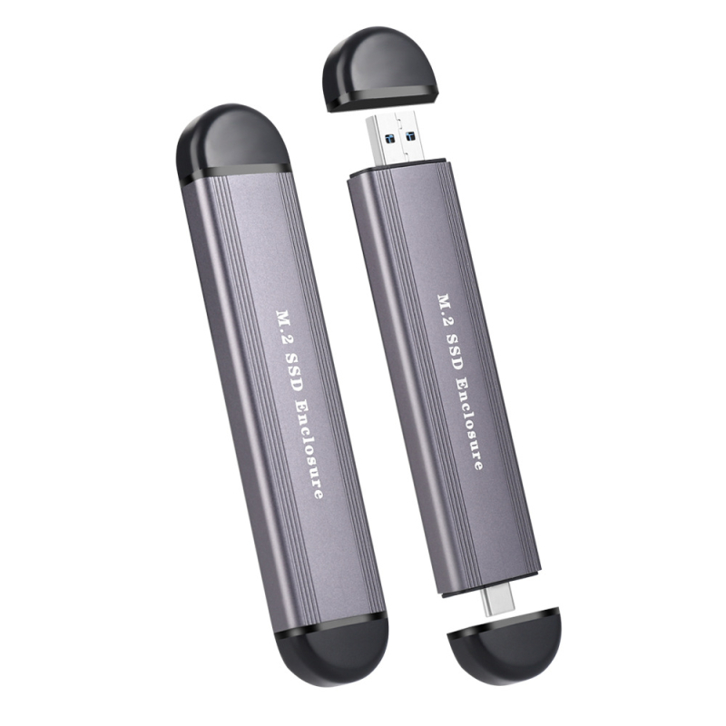 Dulap pentru hard disk M2 cu protocol dual, SATA SSD, 10G, NVMe de mare viteză, cutie pentru hard disk mobil M.2