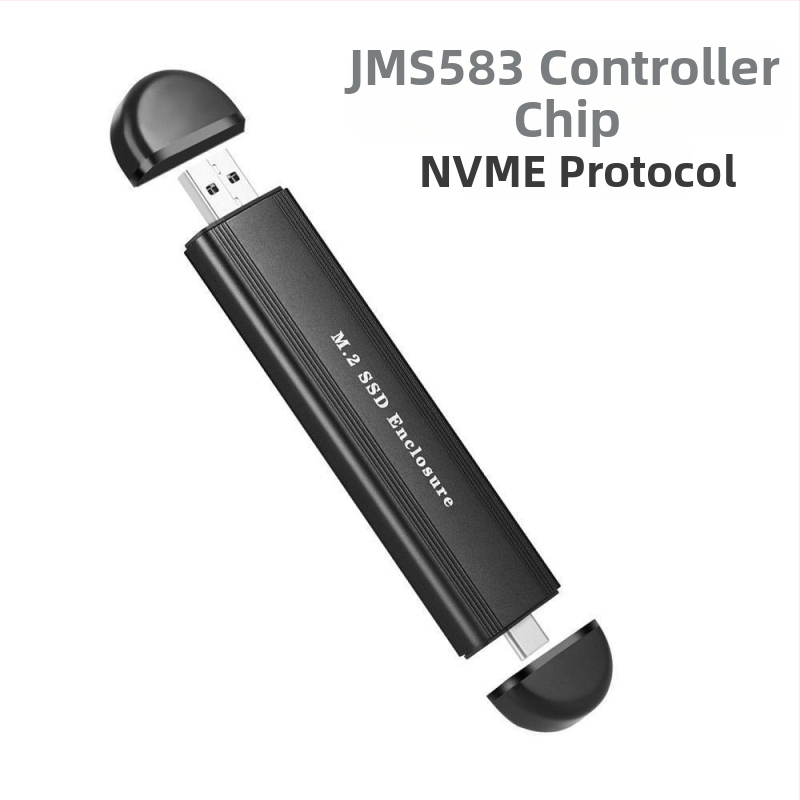 Dulap pentru hard disk M2 cu protocol dual, SATA SSD, 10G, NVMe de mare viteză, cutie pentru hard disk mobil M.2