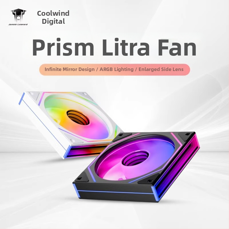 Jungle Leopard Prism 4 Ultra korpuseventilaator, 12 cm jahutus, lauaarvuti, vaikne, jumalik valgus, sünkroniseeritud külgmine lõpmatuse peegel