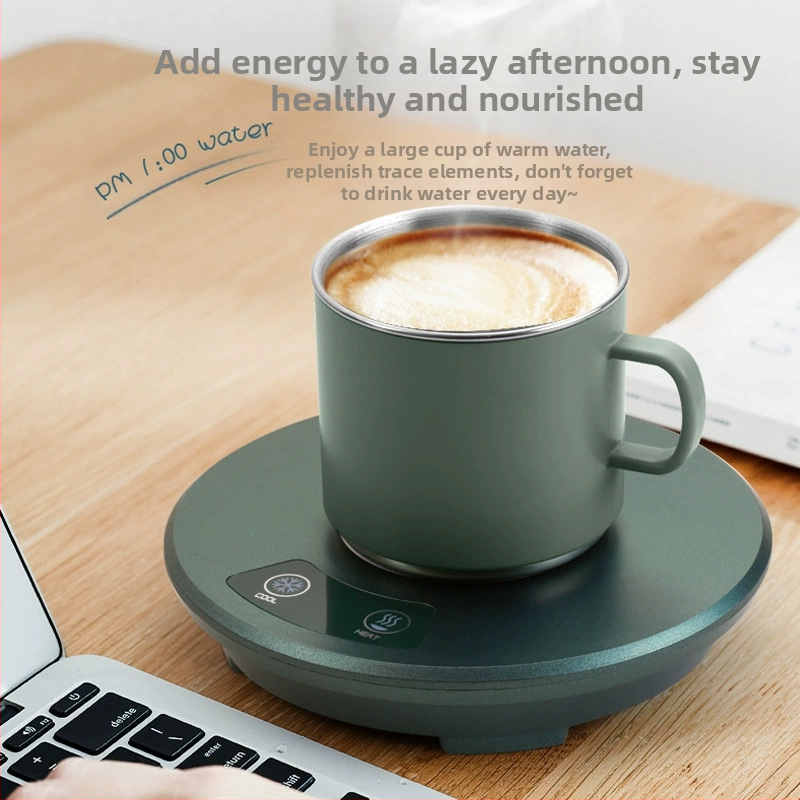 Трансгранична интелигентна подложка за бързо охлаждане и затопляне на чаши за горещи и студени напитки, малка преносима подложка за монтиране в кола за дома с двойна употреба за охлаждане и отопление