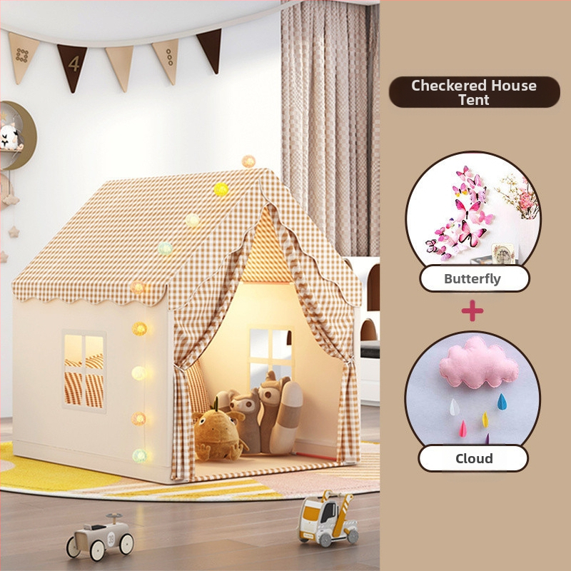 Gyerek sátor beltéri játékház kis ház kastély hercegnő ház alvó játszóház játék szúnyogháló születésnapi ajándék
