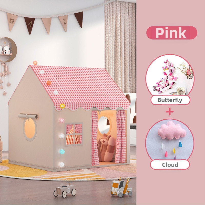 Gyerek sátor beltéri játékház kis ház kastély hercegnő ház alvó játszóház játék szúnyogháló születésnapi ajándék