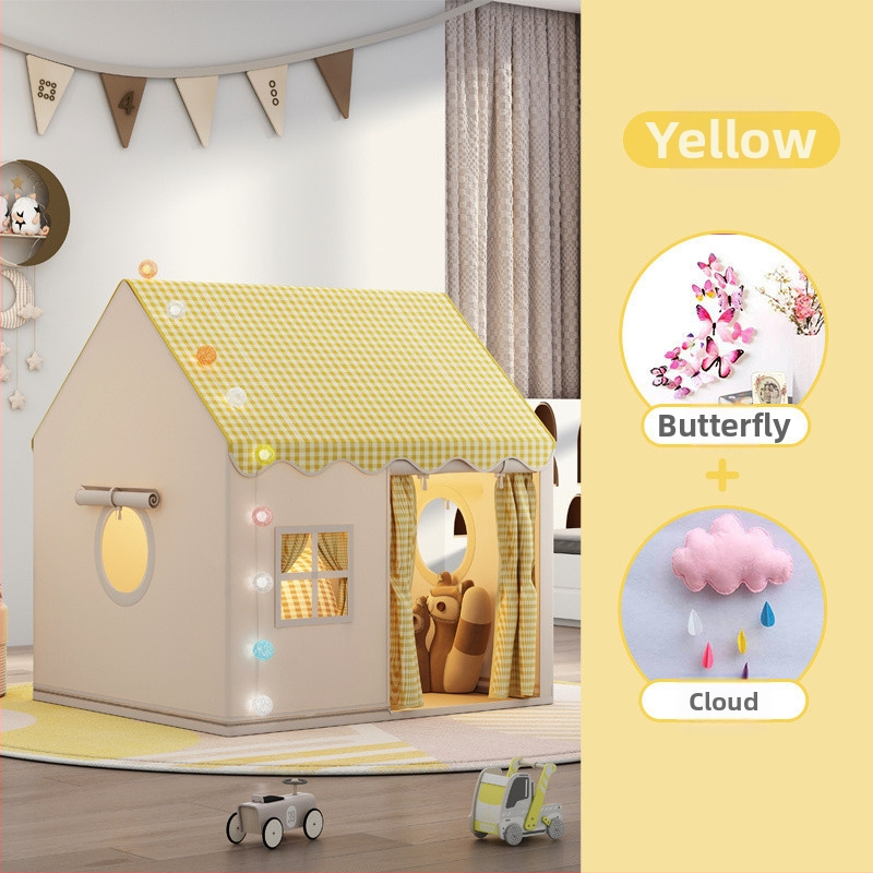 Gyerek sátor beltéri játékház kis ház kastély hercegnő ház alvó játszóház játék szúnyogháló születésnapi ajándék